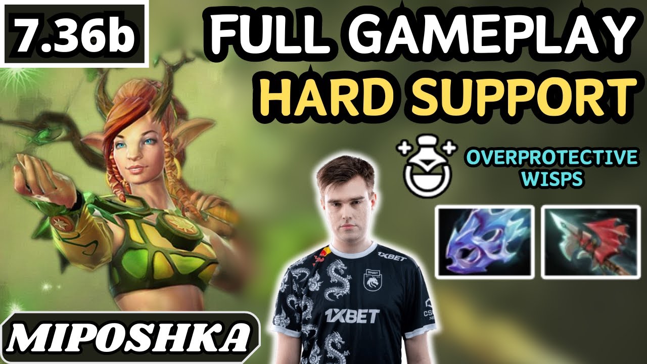 7.36b - Miposhka ENCHANTRESS Hard Support Gameplay - Dota 2 Full Match Gameplay