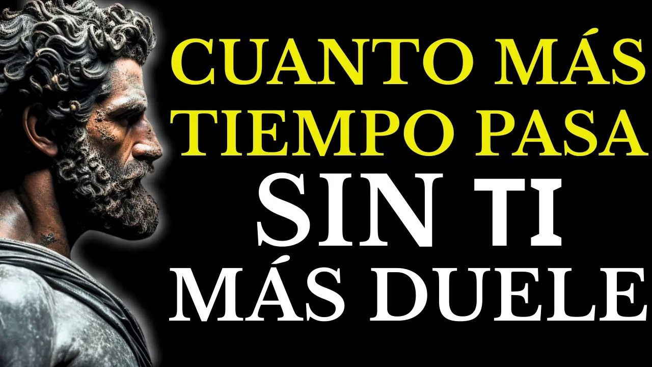 DEJA QUE EL TIEMPO LA QUEBRE： CUANTO MÁS SE ALEJE DE TI, MÁS LE DUELE ESTOICISMO