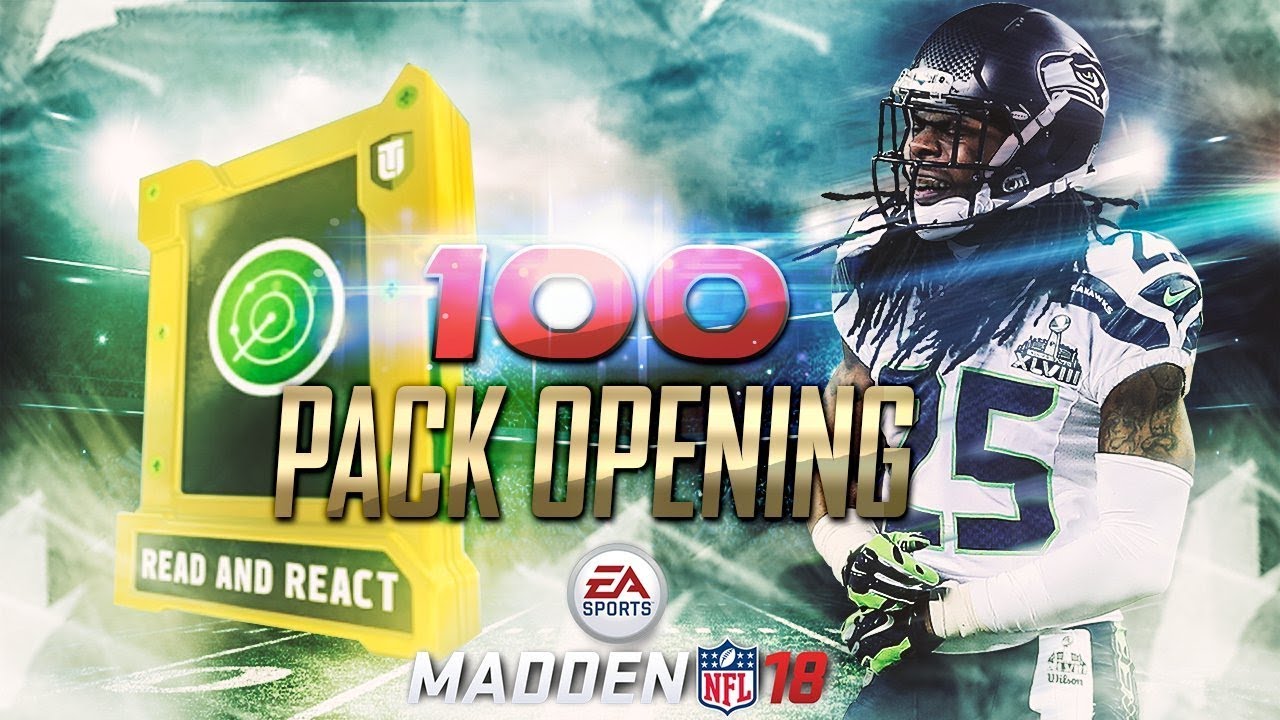 Madden 18 Ultimate Team 100 Pack Opening!!!!
