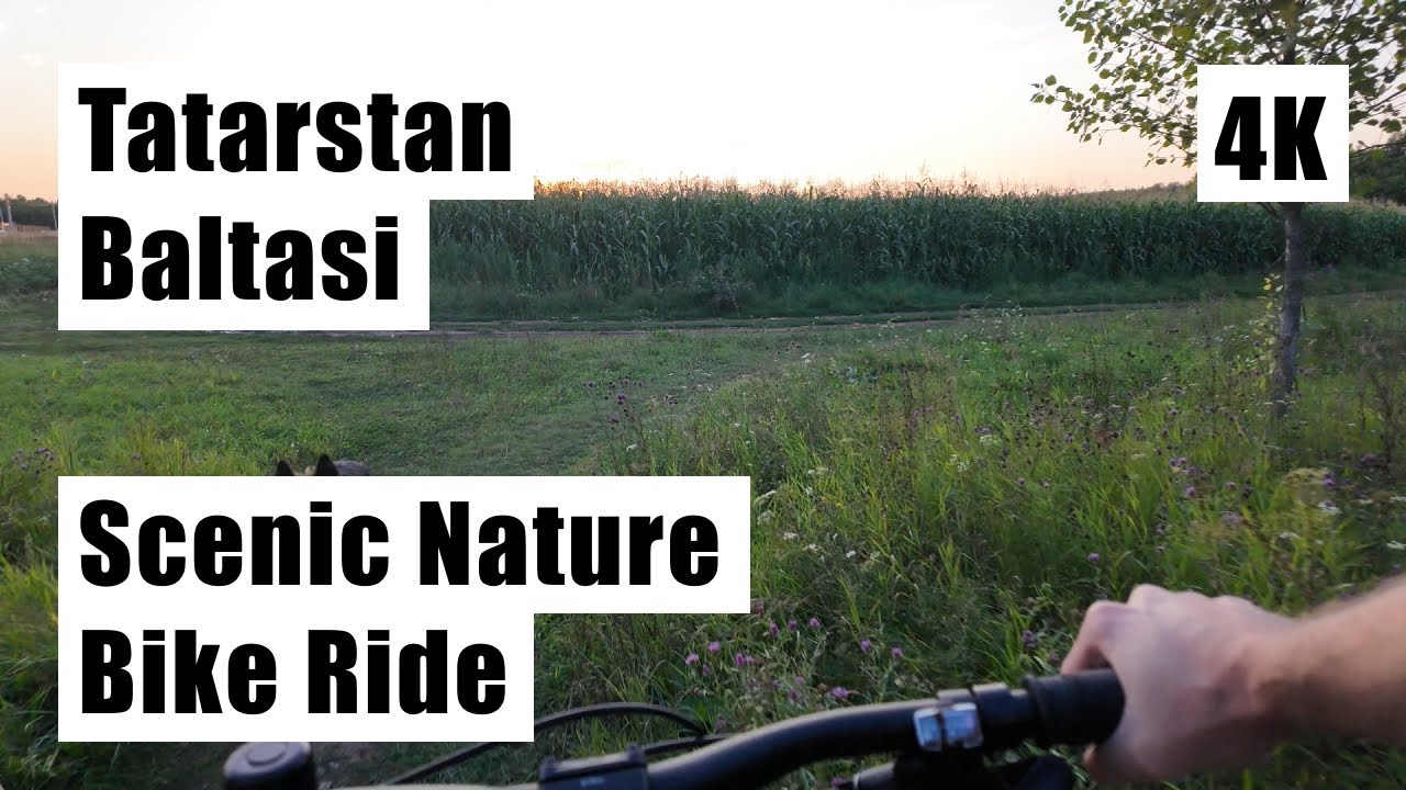 Russia, Tatarstan, A Peaceful Bike Ride Through Scenic Paths | [4k]