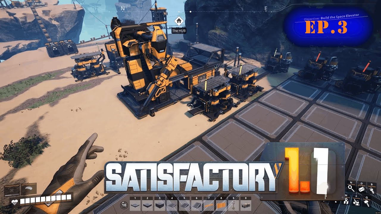 First Foundations In Satisfactory! EP3
