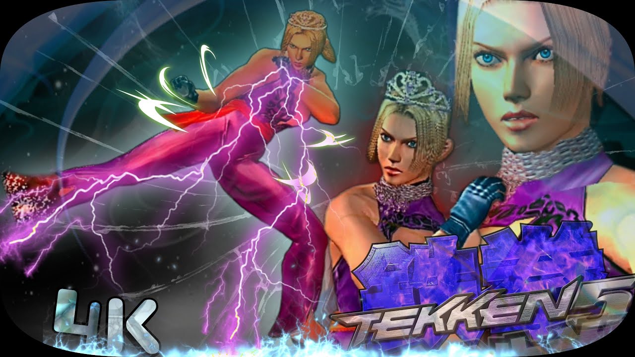 Nina ( Queen Purple, Blue Outfit ) Ultra Hard Tekken 5 Remastered UHD 4K 60 FPS