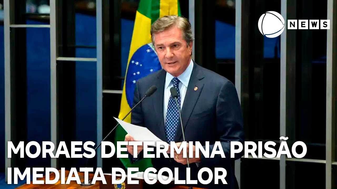 Moraes determina pris&atilde;o imediata de Fernando Collor de Mello