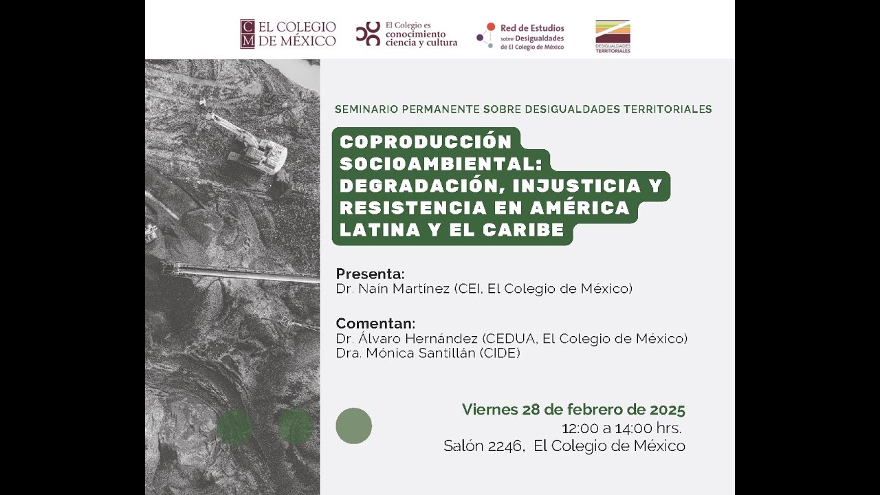 Coproducci&oacute;n socioambiental: degradaci&oacute;n, injusticia y resistencia en Am&eacute;rica Latina y el Caribe