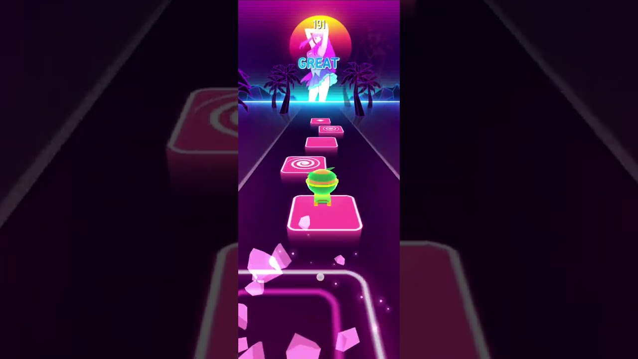 I play tiles hop