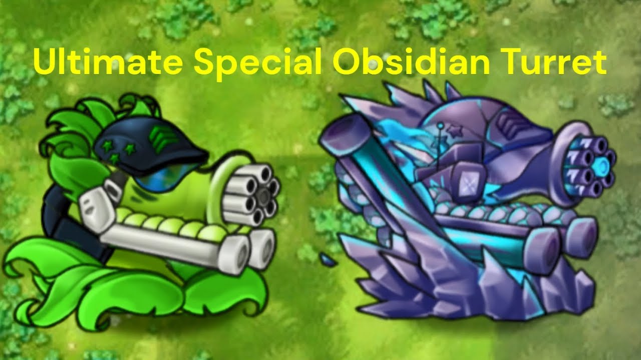 PvZ Fusion 3.1.1⚫Odyssey Gacha Unleashed Special Obsidian Turret🔥Tháp Pháo Obsidian Tối Thượng #pvz