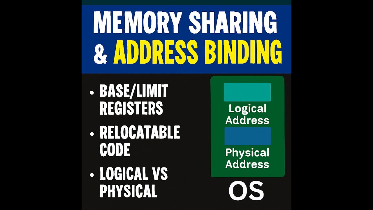 OS I CSCI 4120|F25-W13D2|Address Binding|Memory protection|Relocatable Code|Logical&Physical Address