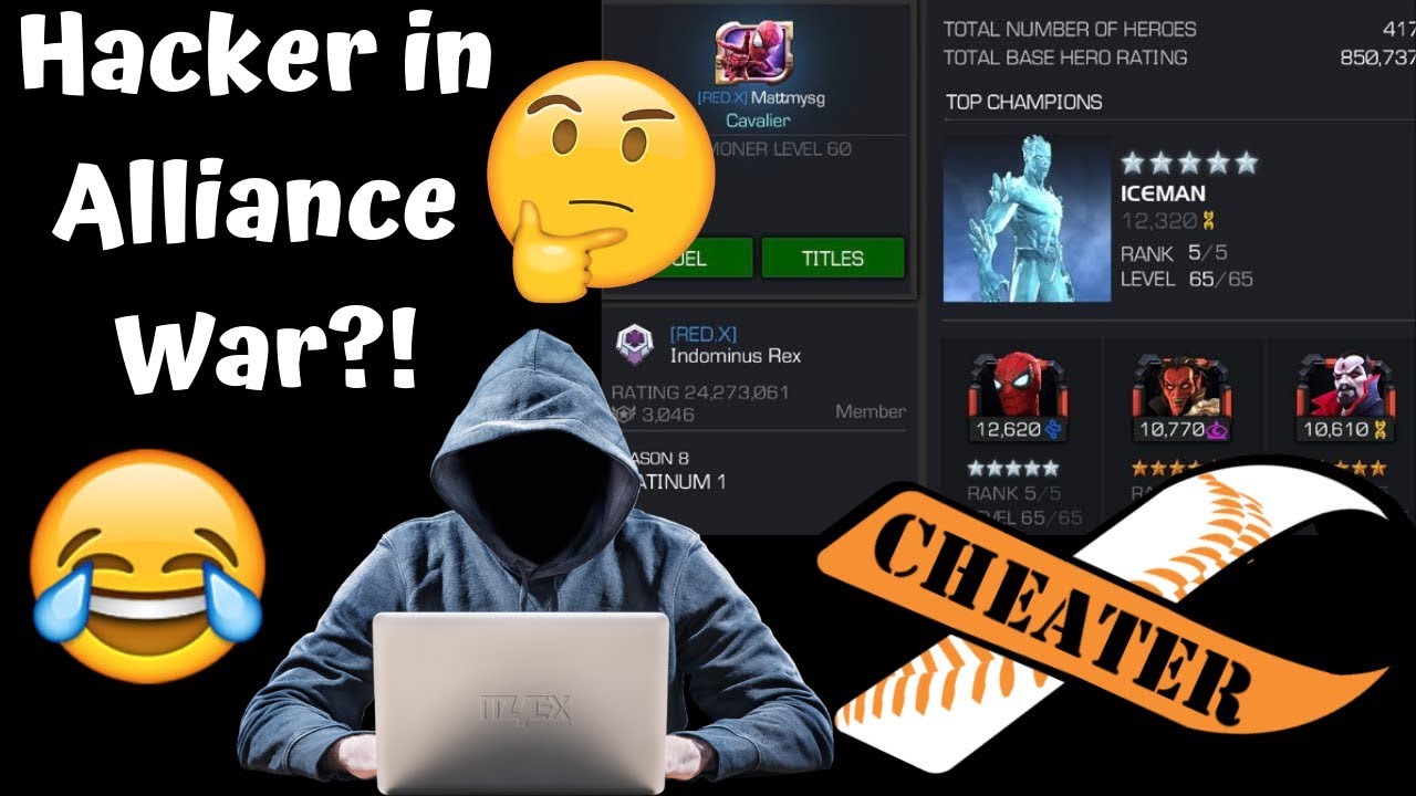 We Found a Hacker In Alliance War?! - Marvel Contest of Champions