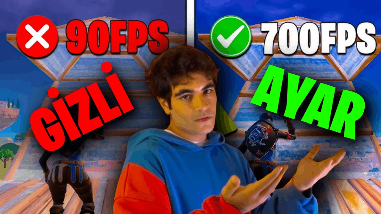 FORTNİTE FPS BOOST VE NO DELAY İ&Ccedil;İN EN GİZLİ AYARLAR NASIL YAPILIR ?! (T&uuml;rk&ccedil;e Fortnite)