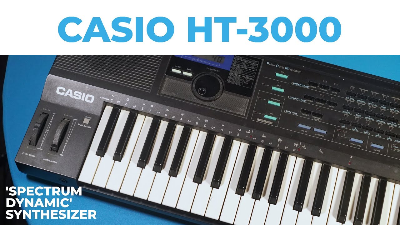 Casio HT-3000 - Spectrum Dynamic synth