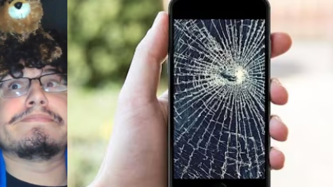 Как починить треснувший экран iPhone (HOWTOBASIC) #реакция #смешно #howtobasic