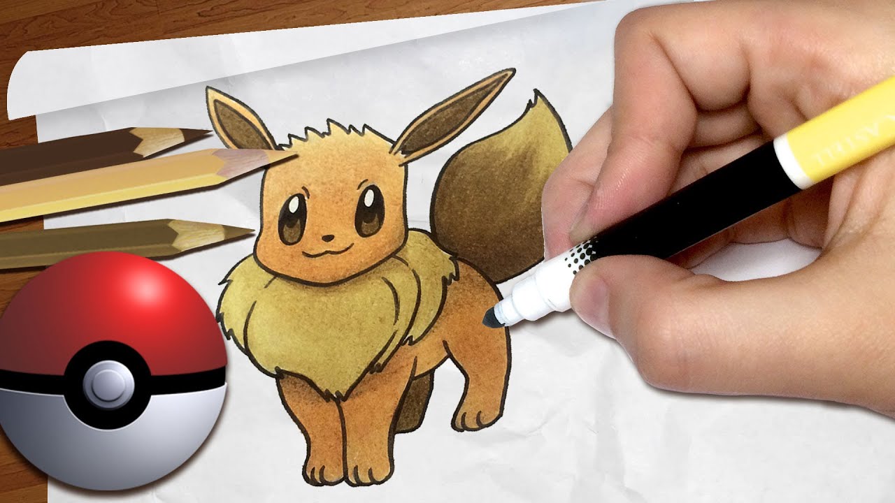 Como desenhar a Eevee [Pokémon] | Passo a passo #56