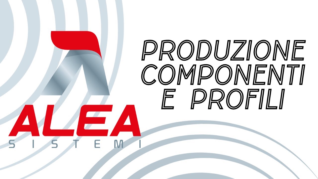 Fasi della produzione dei profili in alluminio e dei componenti ALEA SISTEMI