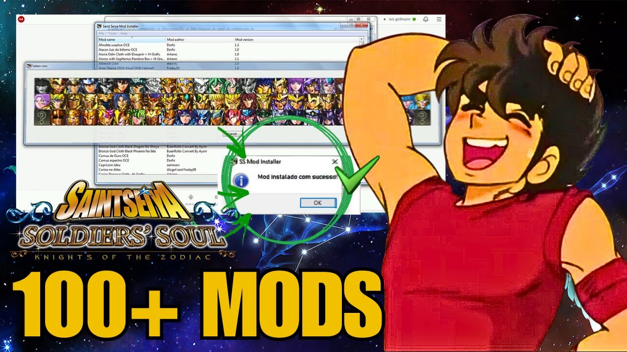 I Installed 100+ MODS on Saint Seiya Souldier's Soul