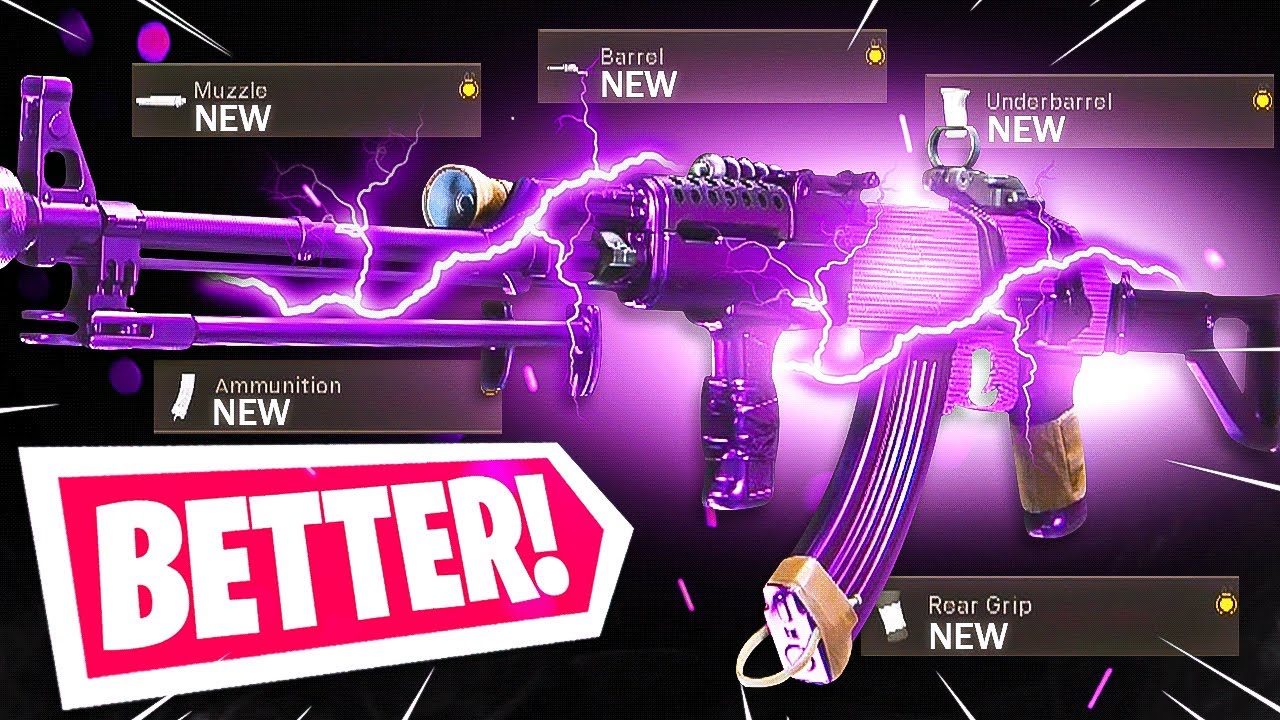 I changed 1 attachment, then this happened..☢️☢️ (NEW BEST AK47 CLASS) - Cold War Season 2