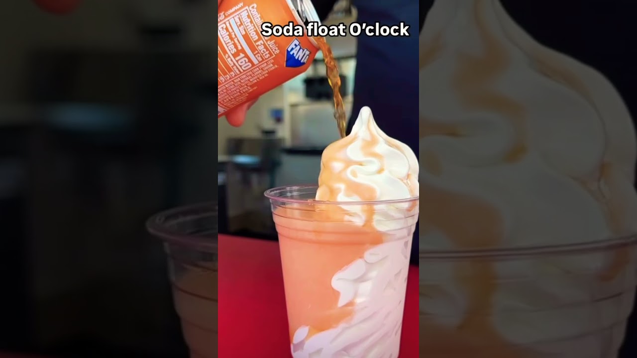 Orange Fanta float😍🔥!! #tiktok #food #nycfoodies #fastfood #foodie #nycfoodie #foodvideos