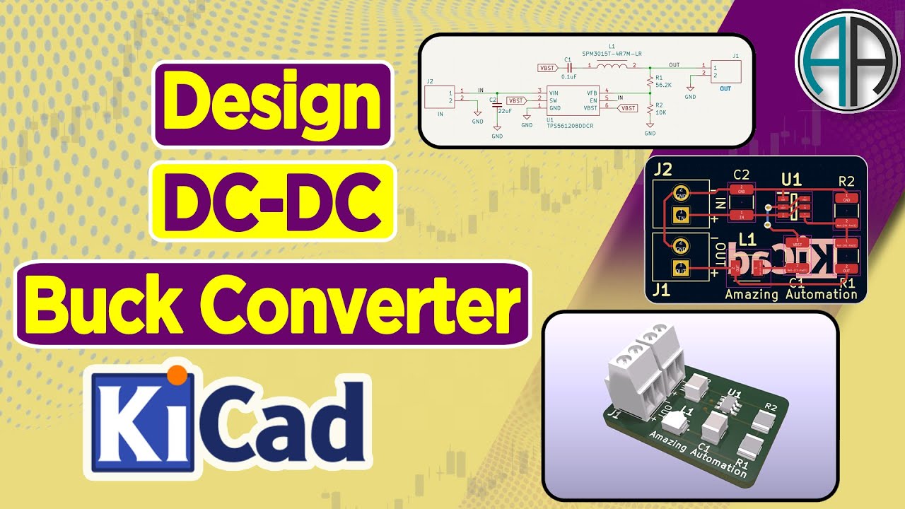 Build a DC-DC Buck Regulator | Learn KiCAD (Simplified) | Learn PCB