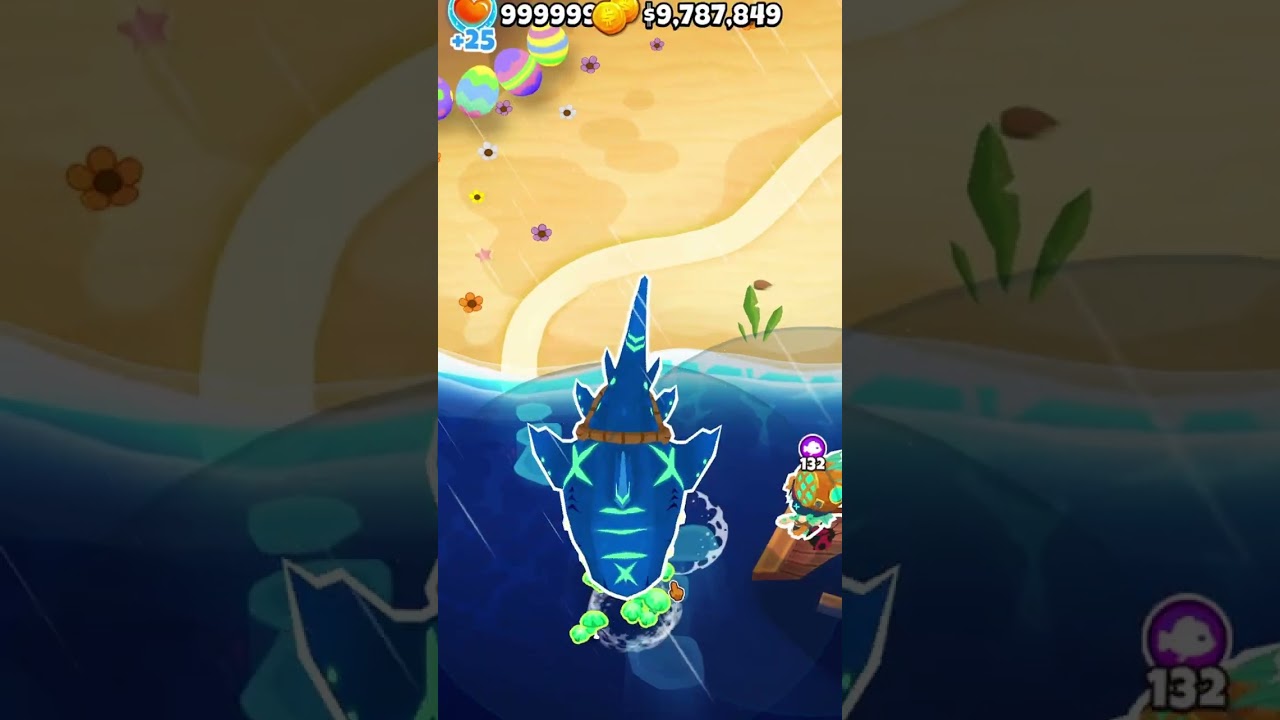 MAXED MEGALODON VS. ELITE BLOONARIUS || #shorts #btd6 #newupdate