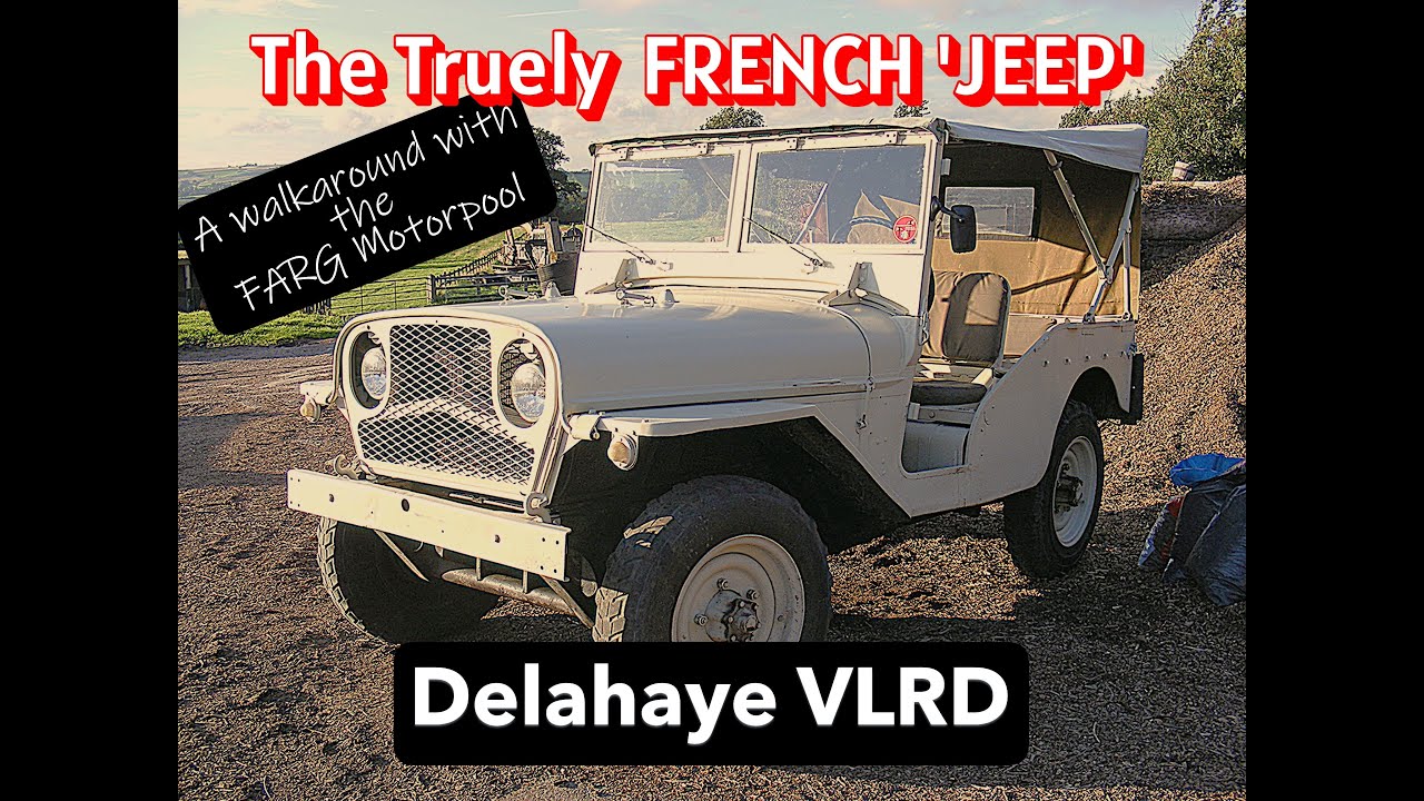 Military jeep walkaround, the rare French 'JEEP'. Delahaye VLRD.