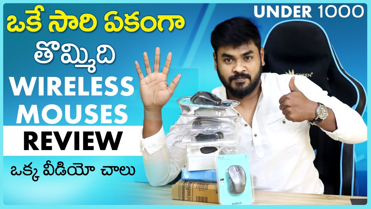 9 Best Wireless Mouse's Unboxing and Review || Best Wireless Mouse under 1000