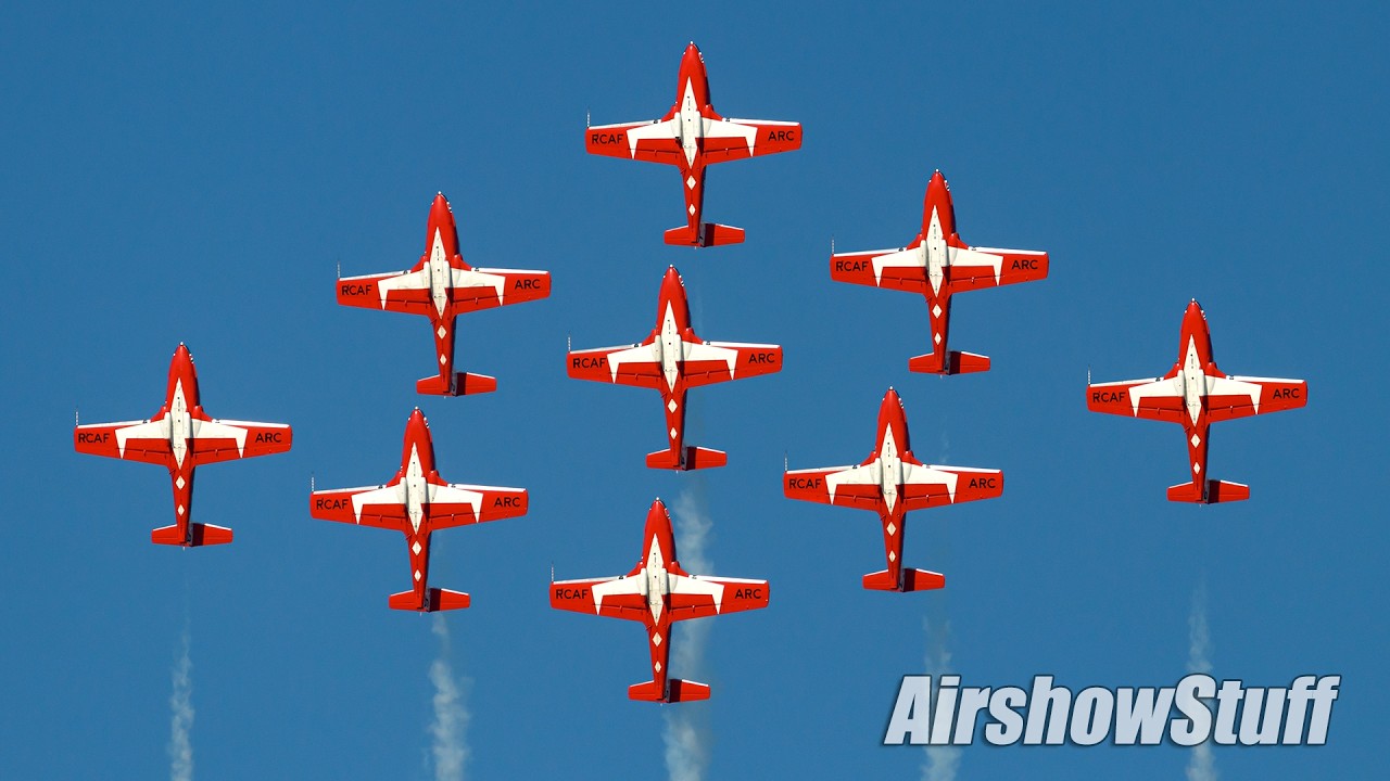 Canadian Snowbirds Over Oshkosh! - EAA AirVenture Oshkosh 2024