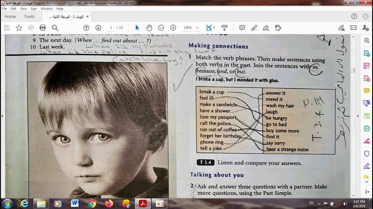 Pre - Intermediate U 3 /اليونت الثالث المرحلة الثانية