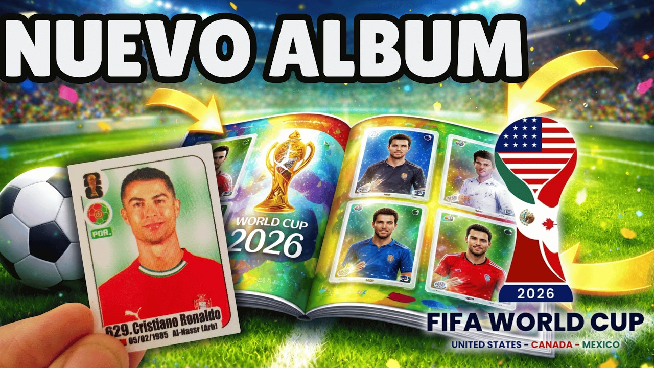 ⚽🌍 ¡El álbum del Mundial 2026 ya llegó! No creerás lo que nos salió 🏆