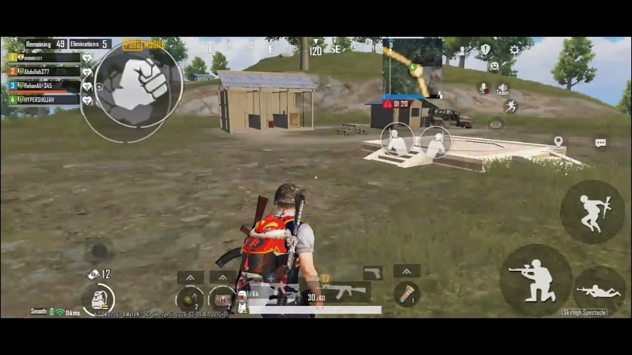 3 random people with me in new event skyhigh spectacle erangle map,Watch till end and enjoy the game