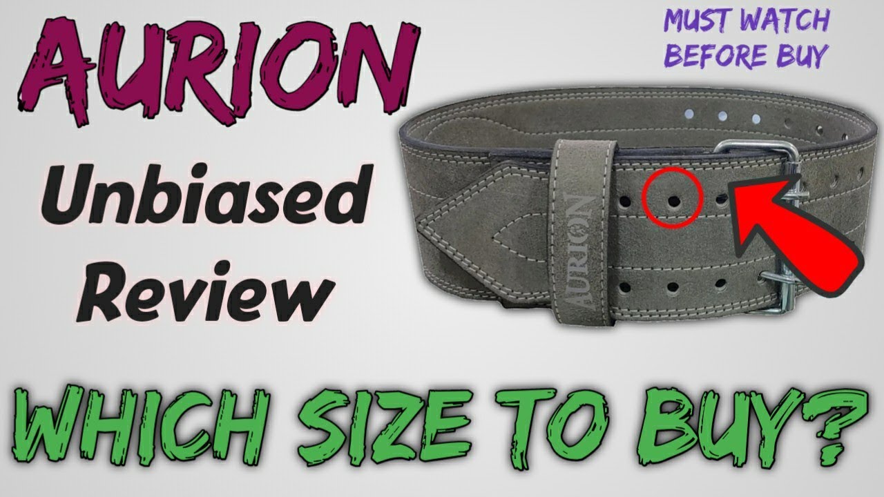 Aurion Gym Belt Review/ Aurion Powerlifting Gym Belt / Aurion Belt / Aurion Gym Belt Size/ Gym Belt
