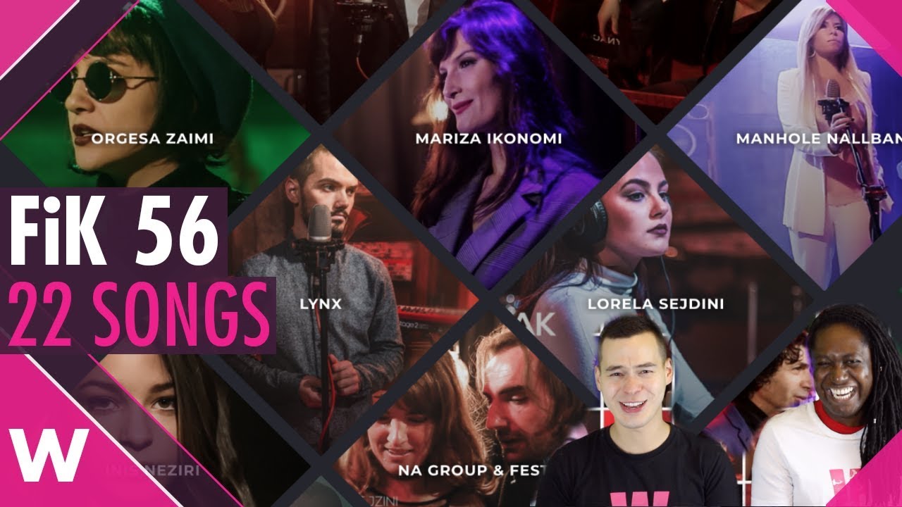 Festivali i Këngës FiK 56: All 22 songs reaction (Albania @ Eurovision 2018)