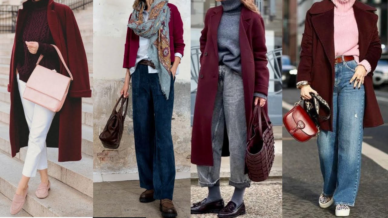 LOOKS tonos BURDEOS BURDEOS El COLOR que SER&Aacute; TENDENCIA este OTO&Ntilde;O INVIERNO 2025- 2026