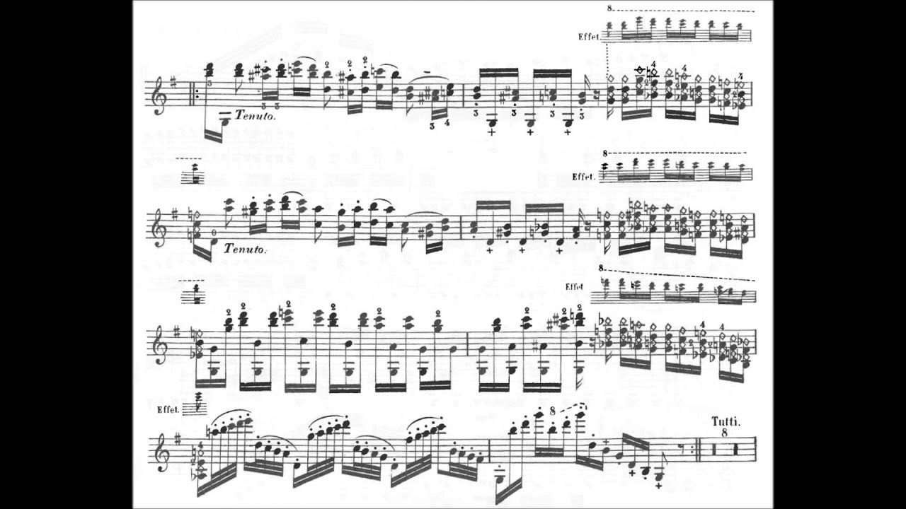 Paganini, Niccolò Variations on God save the Queen op.9 violin solo