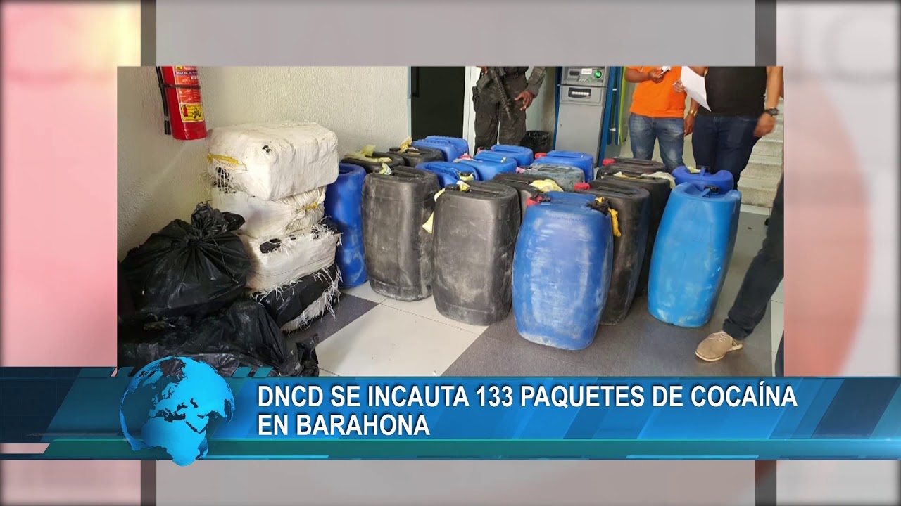 DNCD incauta 133 paquetes de cocaína en Barahona
