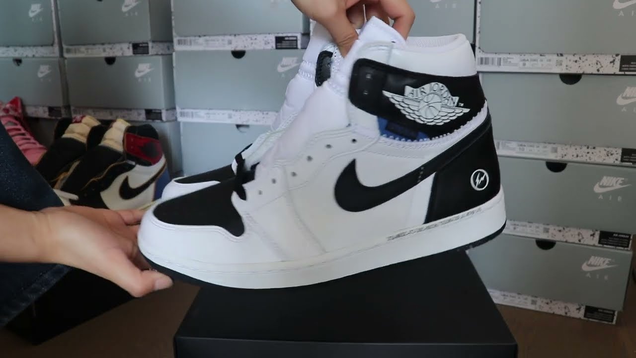 Union x Fragment x Air Jordan 1 White Unboxing Look