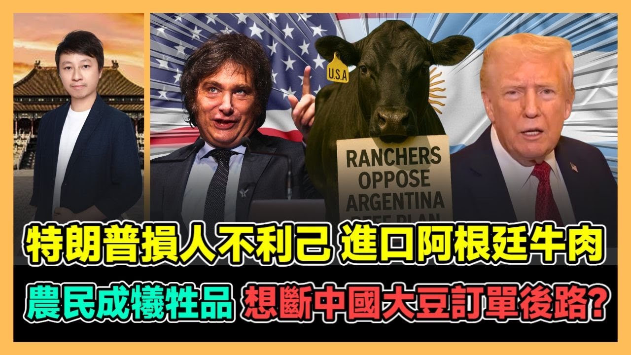 特朗普損人不利己 進口阿根廷牛肉 農民成犧牲品 想斷中國大豆訂單後路? | 香港抓捕裝修黑工 入境處連查兩日 業主成最大冤大頭 罰款案底工程爛尾! / 香港青年 大眼 小明