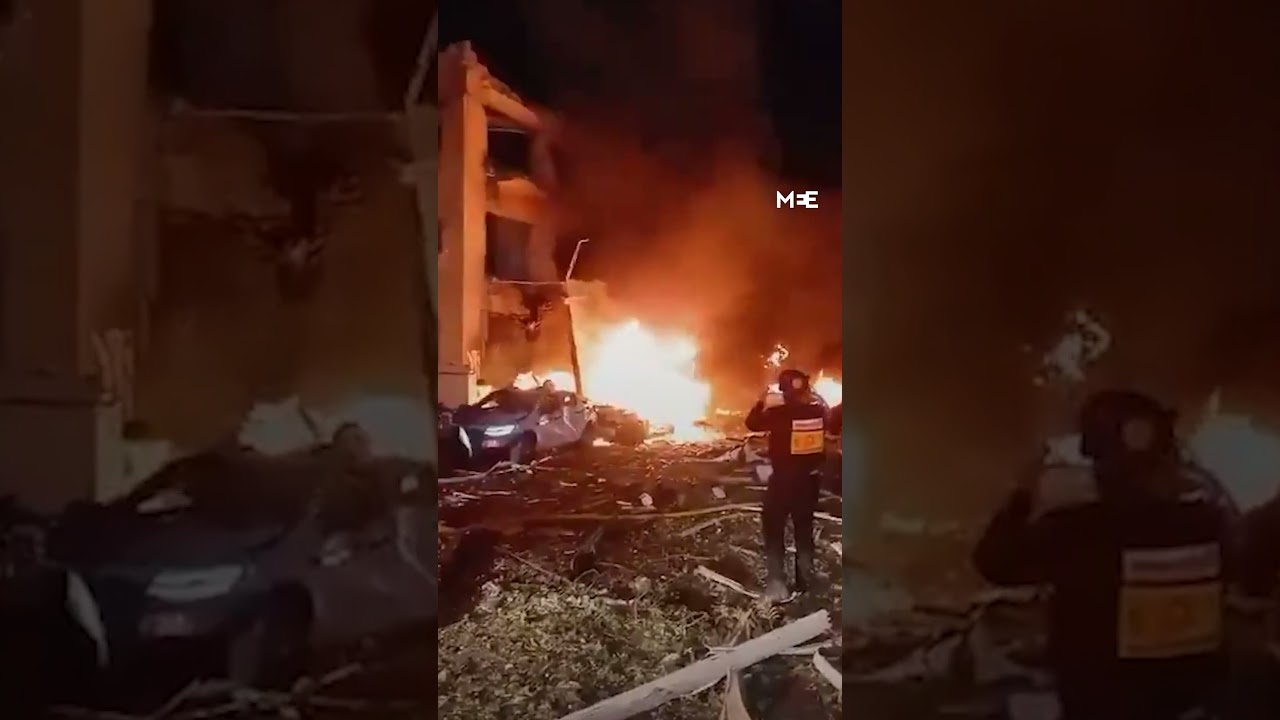 Explosions rock central Israel after Iran missile barrage
