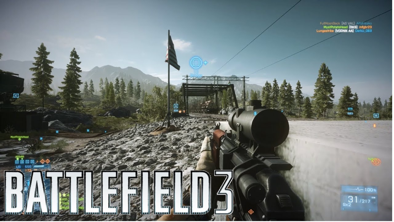 Battlefield 3 - Kiasar Railroad Gameplay (No Commentary)