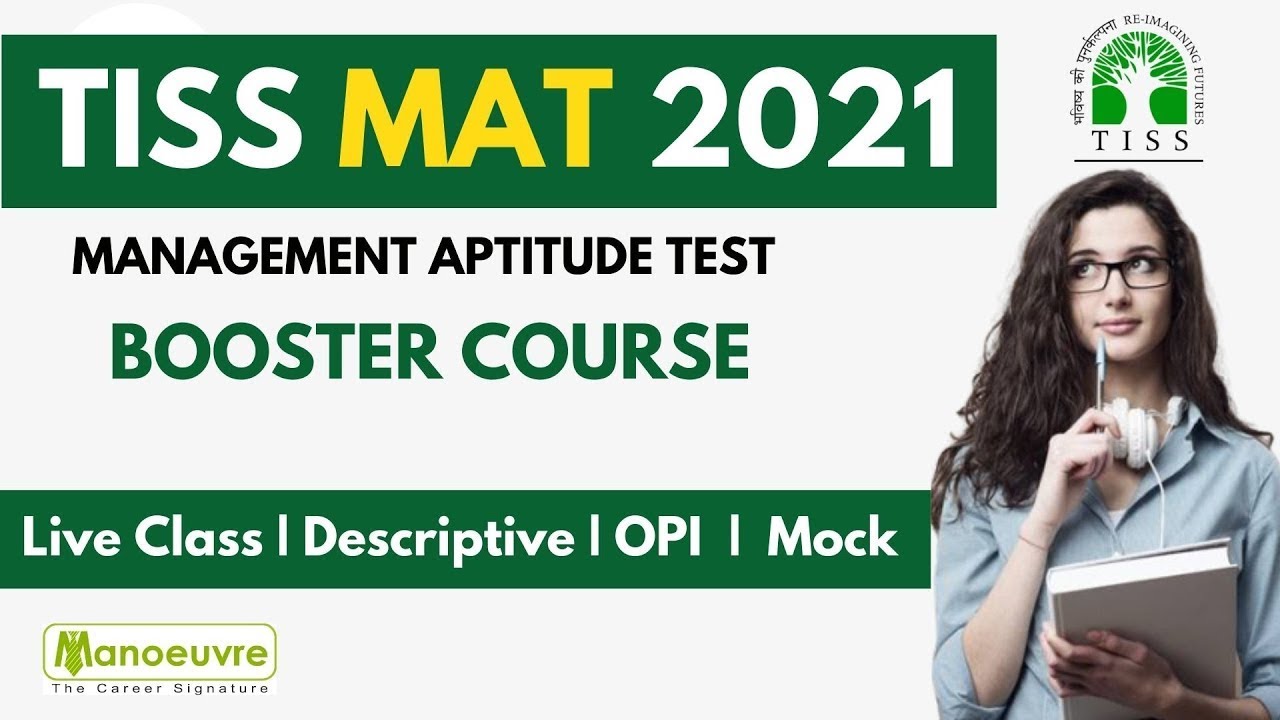 TISSMAT (Management Aptitude Test) 2021 - HRM-LR & ODCL : - Booster Course | Online Live Classes