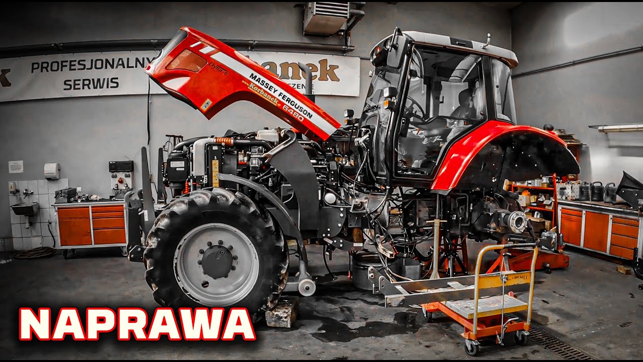 Rozpołowiony ciągnik Massey Ferguson👉Mechanik wie i powie jaki jest problem [Korbanek]