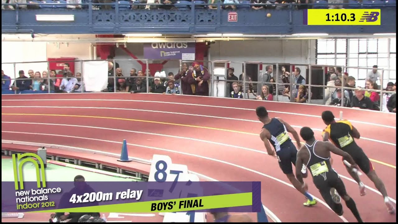 Boys 4x200m Final - New Balance Indoor Nationals 2012