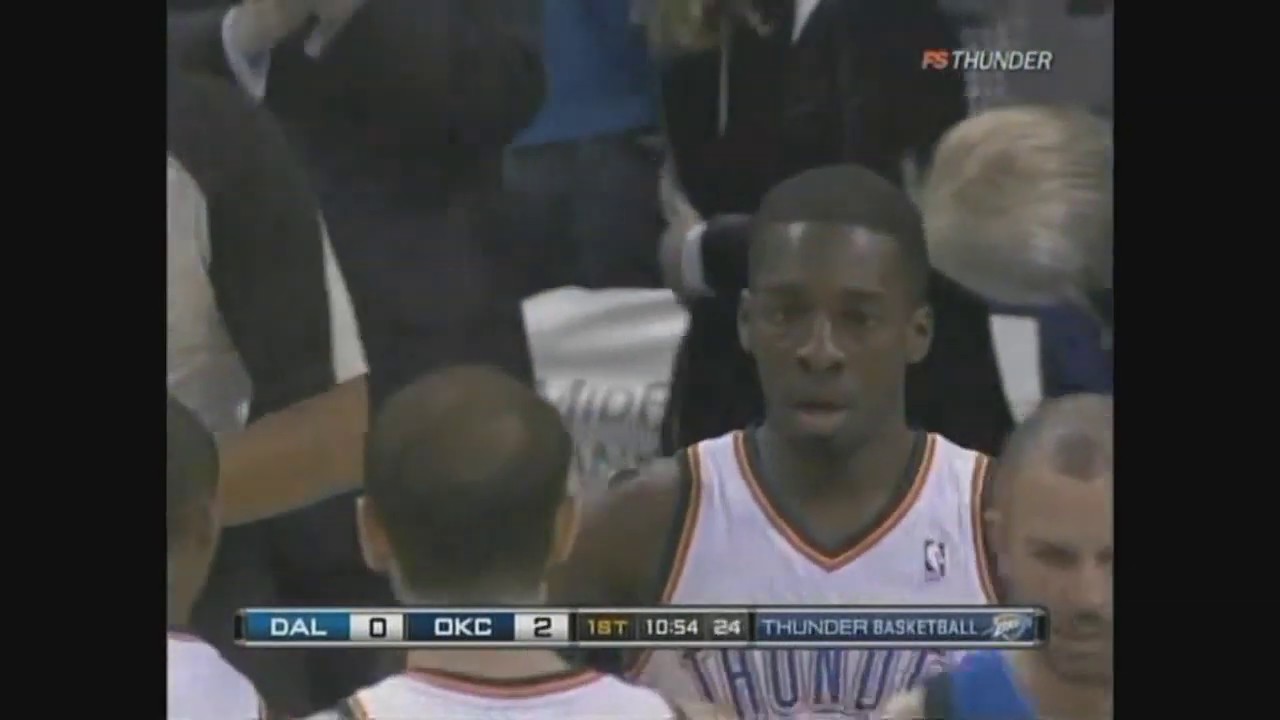 Jeff Green 2010 Highlights vs Mavs 17 Pts 11/24/2010