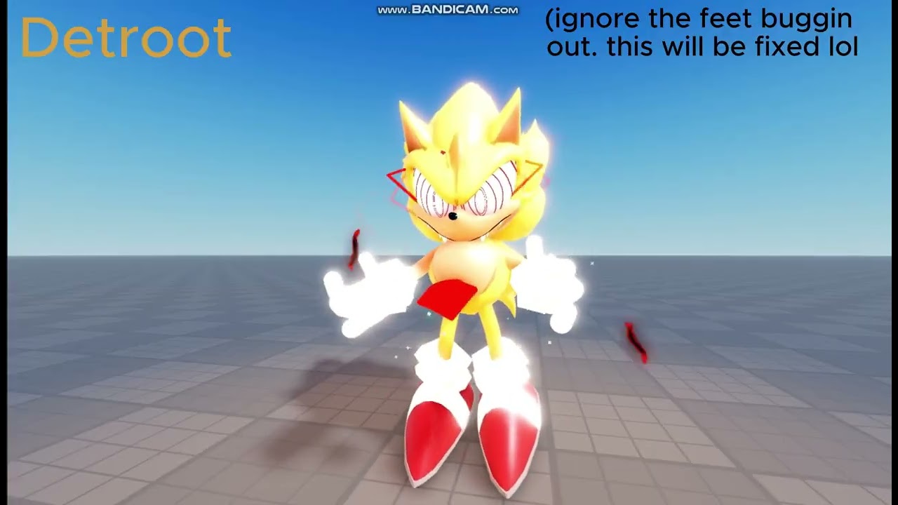 Super Sonic Fleetway Beatbox Emote EXTENDED