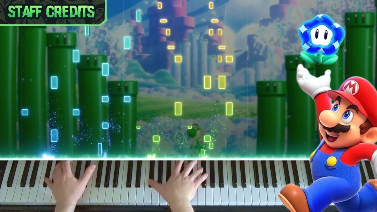 🎹 Super Mario Bros. Wonder - 'Staff Credits' on Piano