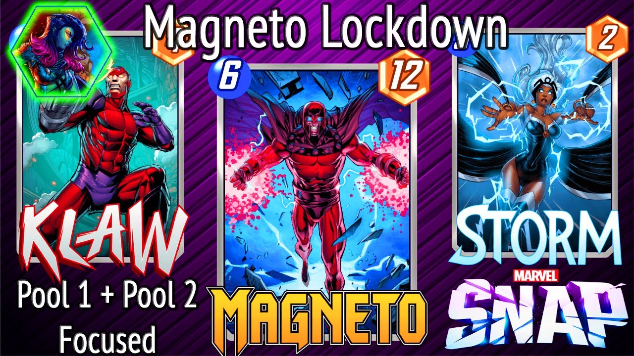 Magneto Lockdown! - Free to Play Man Episode 10 - Pool 1 + Pool 2 Focused - Marvel Snap Gameplay