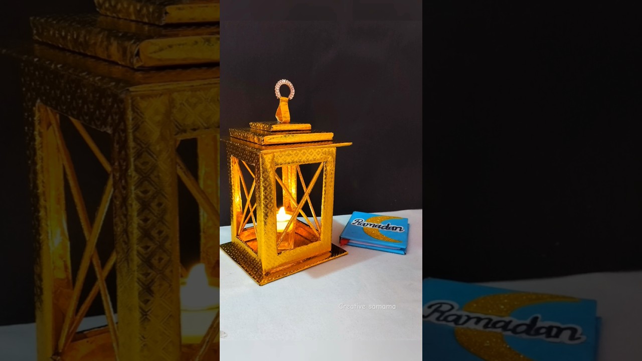 DIY/ CARDBOARD LANTERN FOR RAMADAN