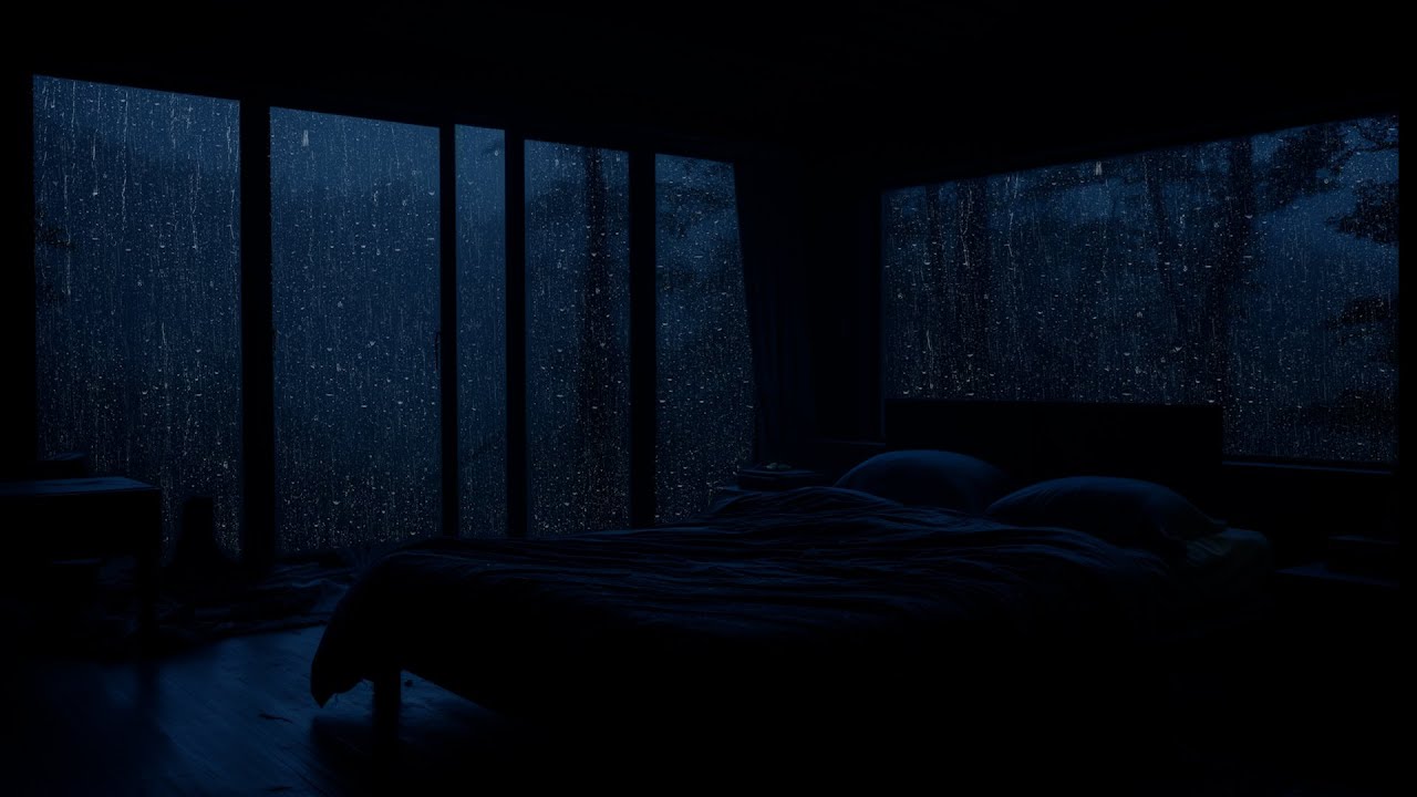 Nights with Soothing Rain Sounds for Deep Relaxation | Gentle Rain Sounds Designed to End Sleepless