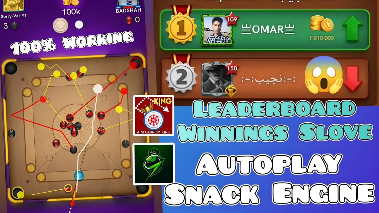 New Method Carrom pool autoplay leaderboard winnings slove || Sorry Vai YT || 
