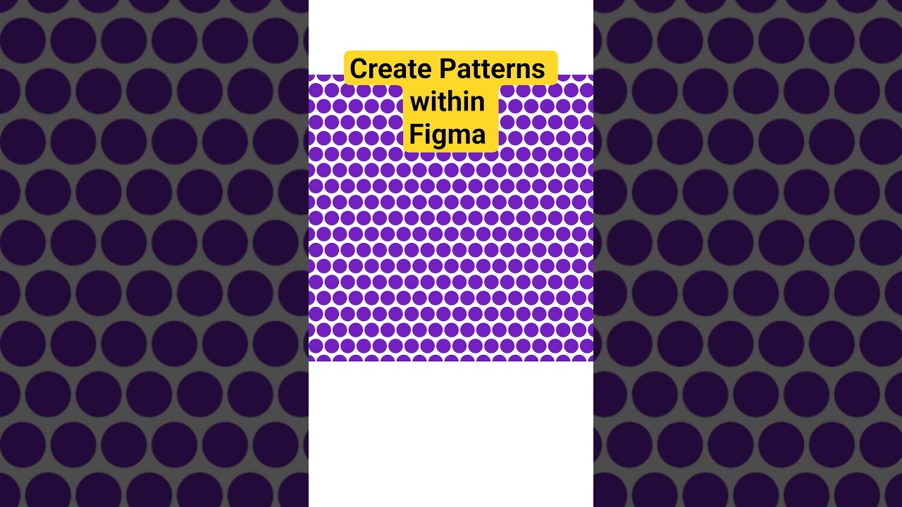 Create Patterns in Figma (So Easy!)  Figma tips and tricks #figma #shorts #viral