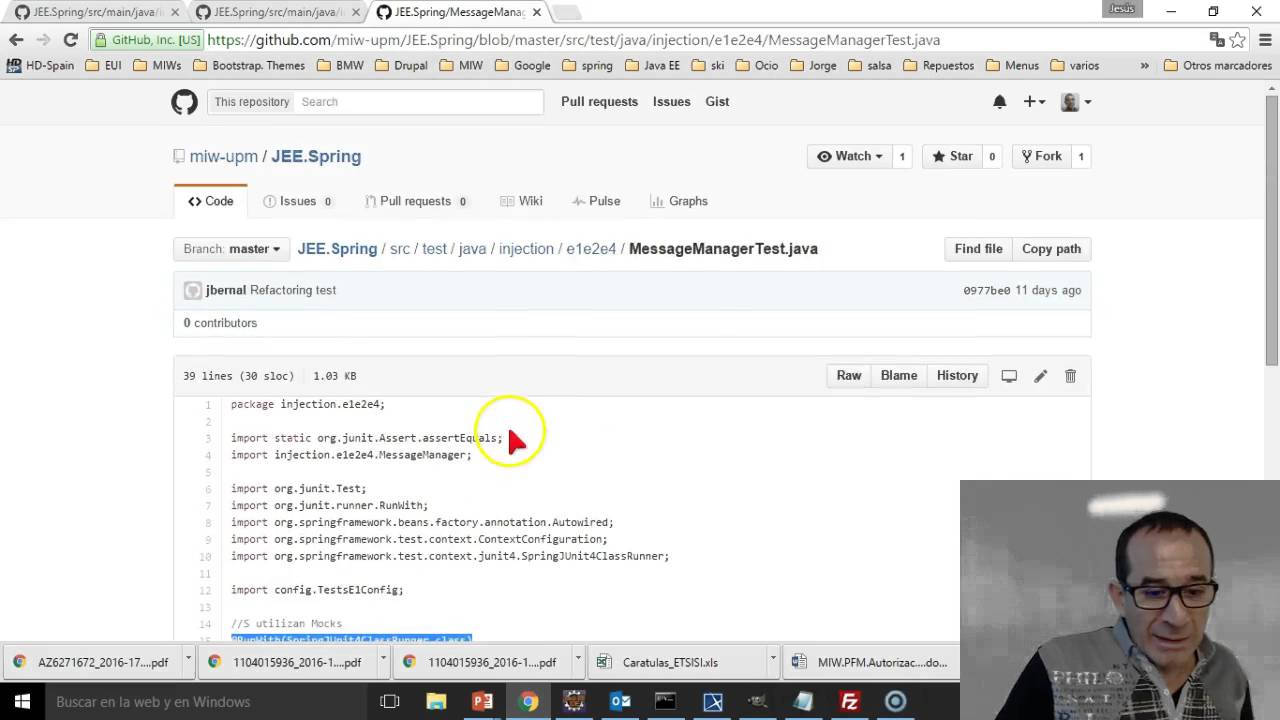 Tests con Spring