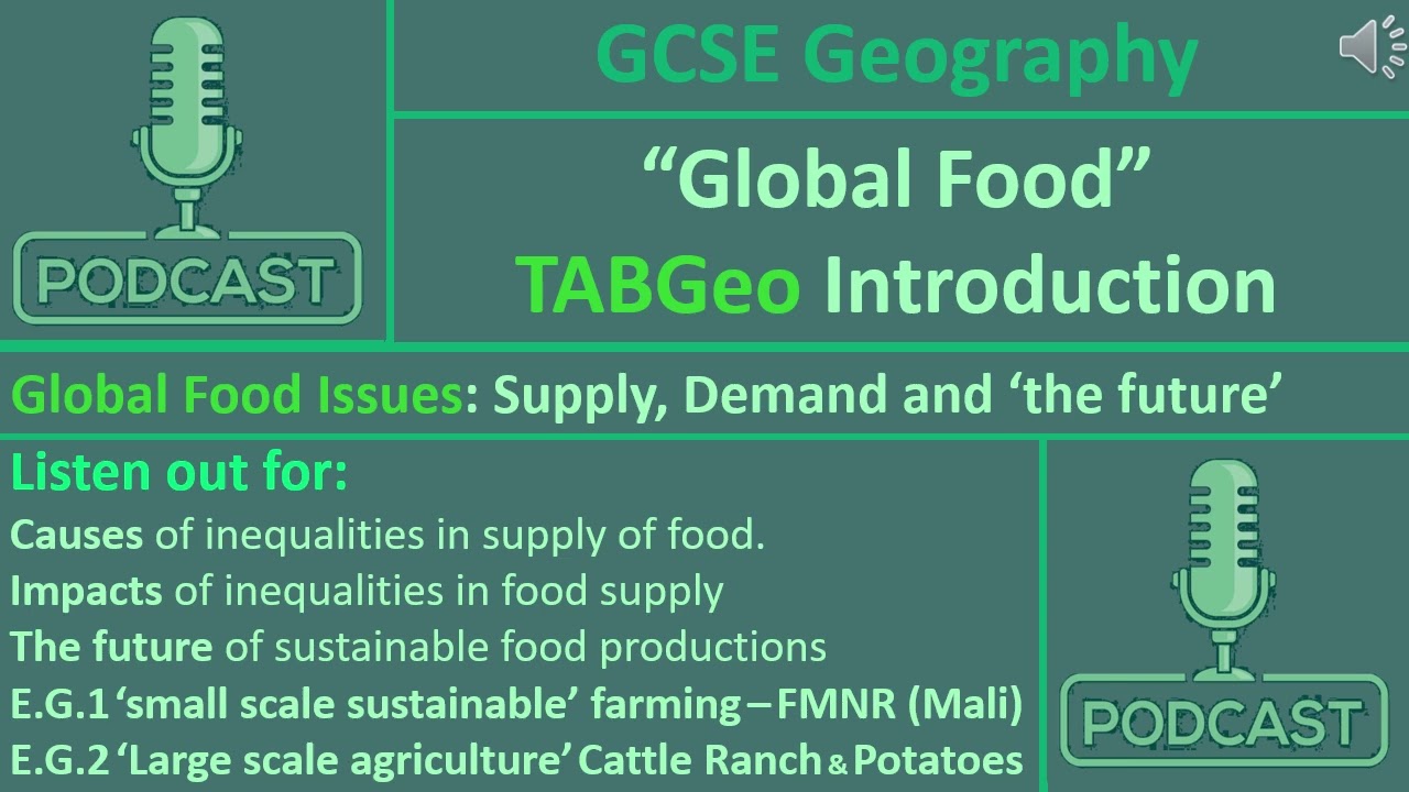 Podcast Audio Global Food TABGeo